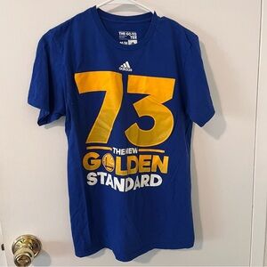 Golden State Warriors The New Golden Standard 73 Adidas Go To Tee Unisex Medium